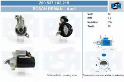 CV PSH 200537102215 -  Стартер
